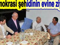 Vali Şahin'den Demokrasi şehidinin ailesine ziyaret