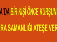 Kurşunladı yetmedi samanlığını ateşe verdi