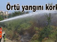 Samsun'da yangın korkuttu