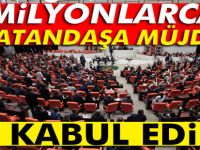 Torba kanun tasarısı TBMM Genel Kurulu’nda kabul edildi
