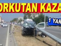 Direğe çarparak durabildi