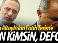 Altaylı'dan Terim'e:Defol git ulan!