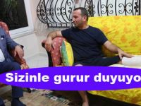 Taşçı Demokrasi gazisini ziyaret etti