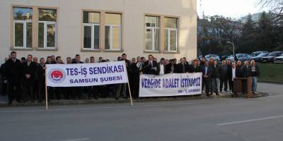 TES-İŞ'TEN GELİR VE VERGİ ADALETSİZLİĞİ TEPKİSİ