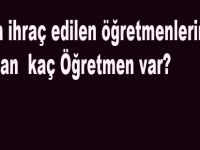 İhraç edilen öğretmenlerin lisetesi