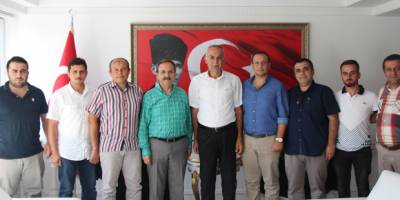 Türk Eğitim Sen’den Bafra Kaymakam Vekili Hacı İbrahim Türkoğlu’na ziyaret