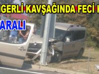Bafra`da feci kaza : 5 yaralı