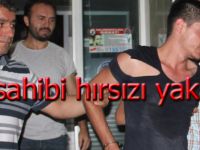 Bafra'da hırsızı ev sahibi yakaladı