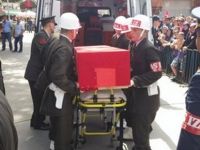 Alaçam şehidini uğurladı