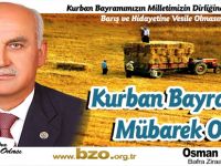 Osman Tosuner Kurban bayram mesajı