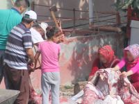 Bafra'da Kurban görüntüleri