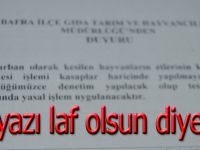 Hani Kasaplar haricinde kıyma çekilmeyecekti!