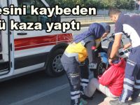 Bafra'da motosiklet kazasında 1 kişi yaralandı
