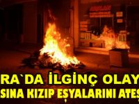 Bafra`da akıl almaz olay