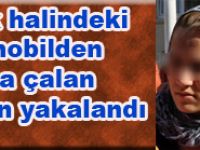 Genç kadın yakalandı