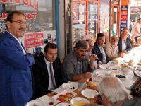 ÇAYCILAR ESNAFINDAN BAŞKAN’A KAHVALTILI TEŞEKKÜR