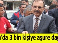 Bafra'da Aşure dağıtıldı