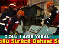 Alkollü sürücü dehşet saçtı