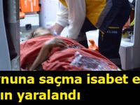 Bafra'da maganda kurşunu yaşlı kadını yaraladı