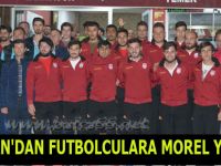 BASKAN'DAN FUTBOLCULARA MOREL YEMEĞİ