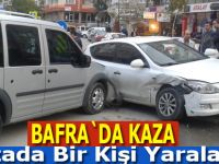 Bafra`da kaza : 1 yaralı