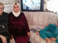 MHP Kadın Kolları'ndan Türkmen aileye ziyaret