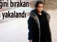 Bebeğini bırakan kadın yakalandı