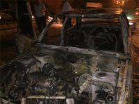 Adana’da araç yangını