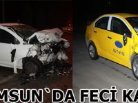 Samsun'da trafik kazası: 3 yaralı