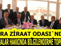 Bafra Ziraat Odası çalışmalar hakkında bilgilendirme toplantısı yaptı