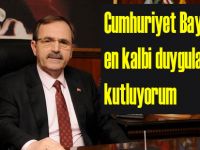 BAŞKAN ŞAHİN’İN, CUMHURİYET BAYRAMI KUTLAMA MESAJI