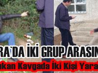 Bafra`da iki grup arasında çıkan kavgada kan aktı.
