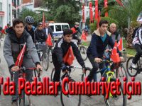 Bafra'da Pedallar Cumhuriyet için çevrildii