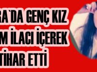 Bafra'da genç kız intihar etti