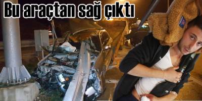 Samsun’da Feci Kaza: Bariyer Otomobilin İçinden Geçti