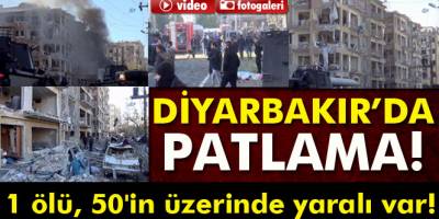 Diyarbakır'da Patlama çok Ambulans bölgede