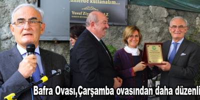 Bafra Ovası,Çarşamba ovasından daha düzenli