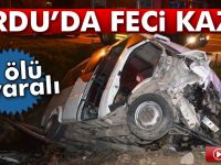 Ordu'da feci kaza: 3 ölü, 4 yaralı