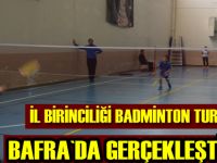 İl birinciliği badminton turnuvası Bafra`da yapıldı