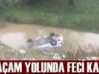 Alaçam yolunda kaza
