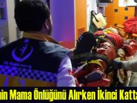 Bebeğinin mama önlüğünü alırken ikinci kattan düştü