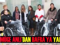 Müge Anlı`dan Bafra`ya destek