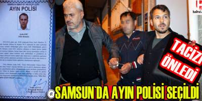 Tacizi önledi, ayın polisi seçildi