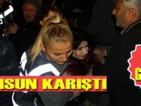 Samsun'da izinsiz cinsel istismar protestosuna 12 gözaltı