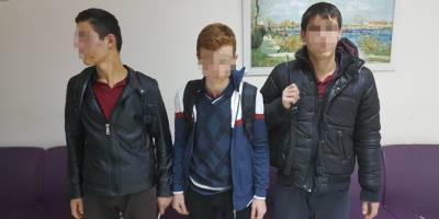 Canik 'de okul servisi kaza yaptı