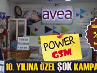 Power GSM 10. yılına özel kampanyalarla sizleri bekliyor