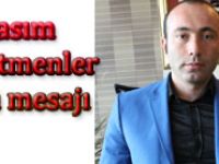 Tekin;Öğretmenler günü mesajı