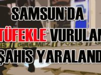 Tüfekle vurulan şahıs hastanelik oldu