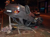 Takla atan aracın sürücüsü hayatını kaybetti