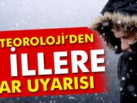 Meteoroloji'den kar uyarısı